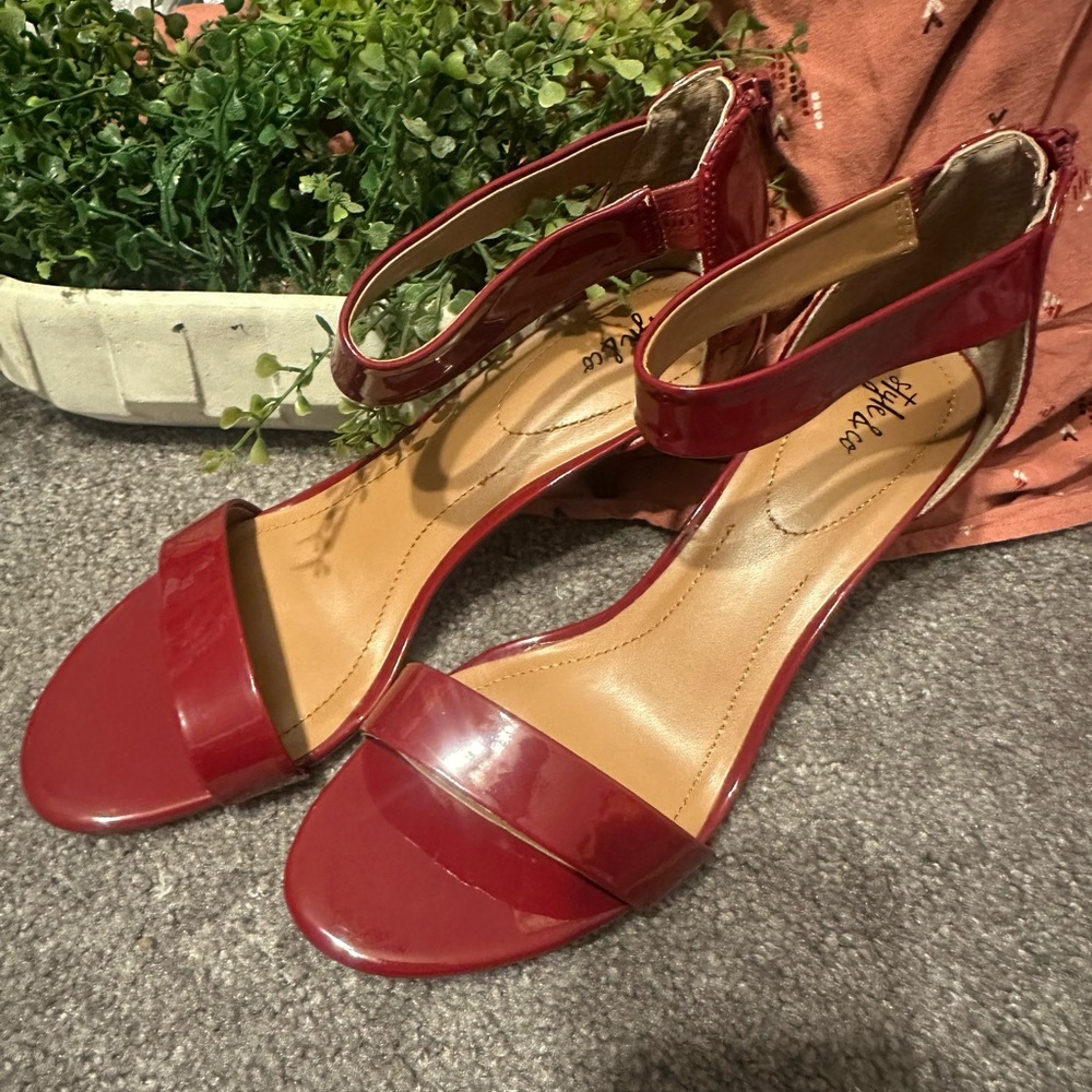 Style & Co. Red Patent Heels